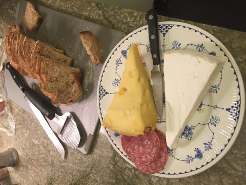 Empty Nest Dinner: Bread, Wine, Cheese, Repeat