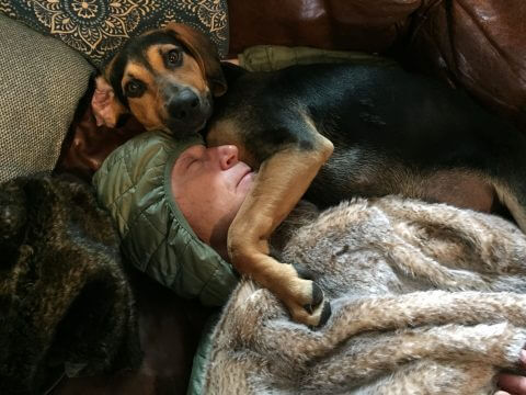 Obnoxious Puppy Parents: Taking a Nap With Hoot