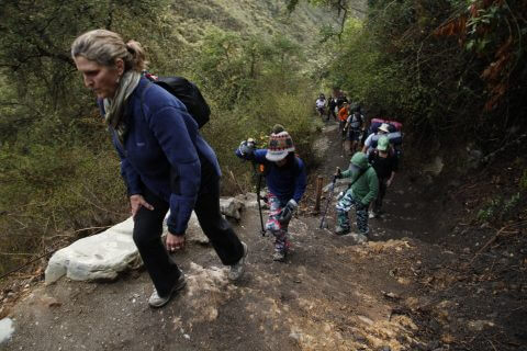 The Inca Trail Hike At 50: Jeannie On the First Incline