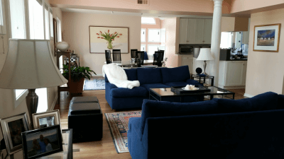 Eco Friendly Living: The interior of a very "green" home