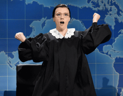 RBG Movie: Kate McKinnon as RBG on Saturday Night Live