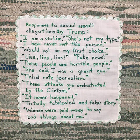 The Tiny Pricks Project: Protesting Trump's Misogyny One Stitch at a Time | NextTribe