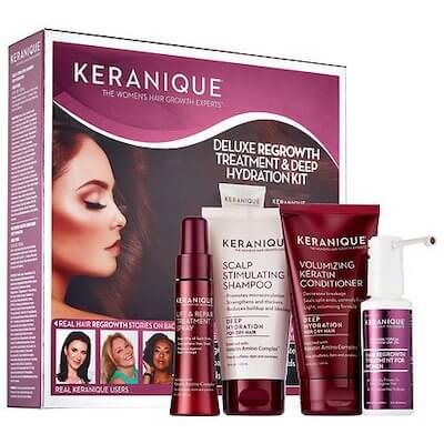 Keranique Deluxe Regrowth Treatment & Deep Hydration Kit