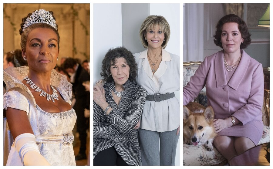 most watched TV shows, Nielsen study, Grace and Frankie, Bridgerton, The Crown