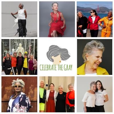 older fashion models, celebrate the gray