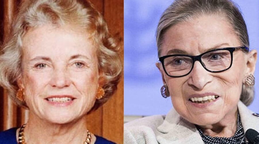 historical women figures, Sandra Day O'Connor, Ruth Bader Ginsburg