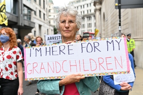 older activists, Extinction Rebellion protests, Third Act environmental group