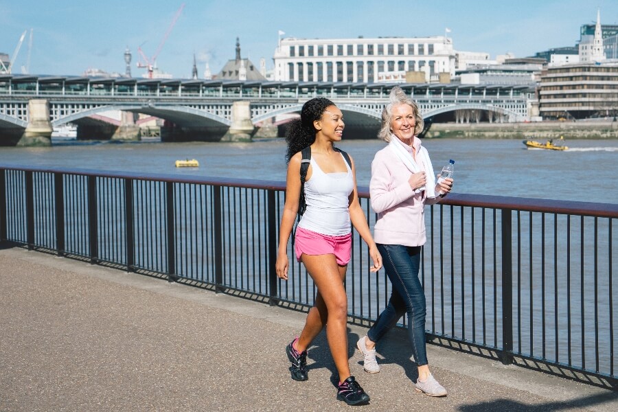 health benefits of walking, 30 day walking program