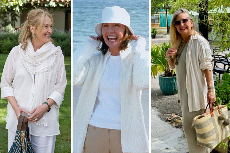 The Coastal Grandmother Look is Having More Than a Senior Moment