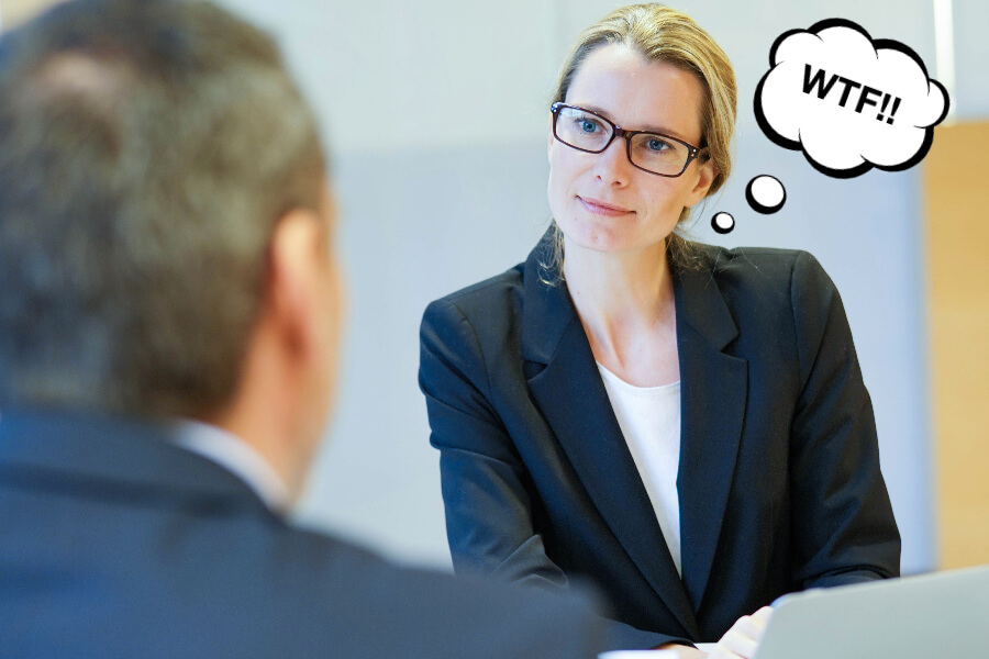 how not to answer job interview questions