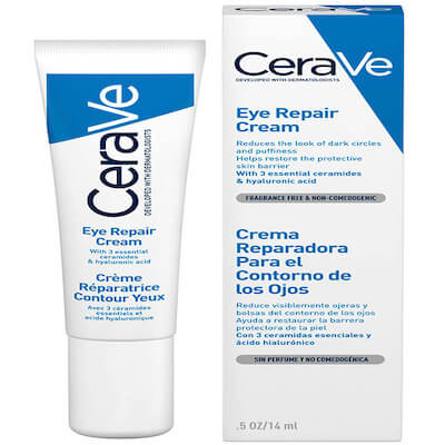 Ceramides, for skin barrier function eye cream