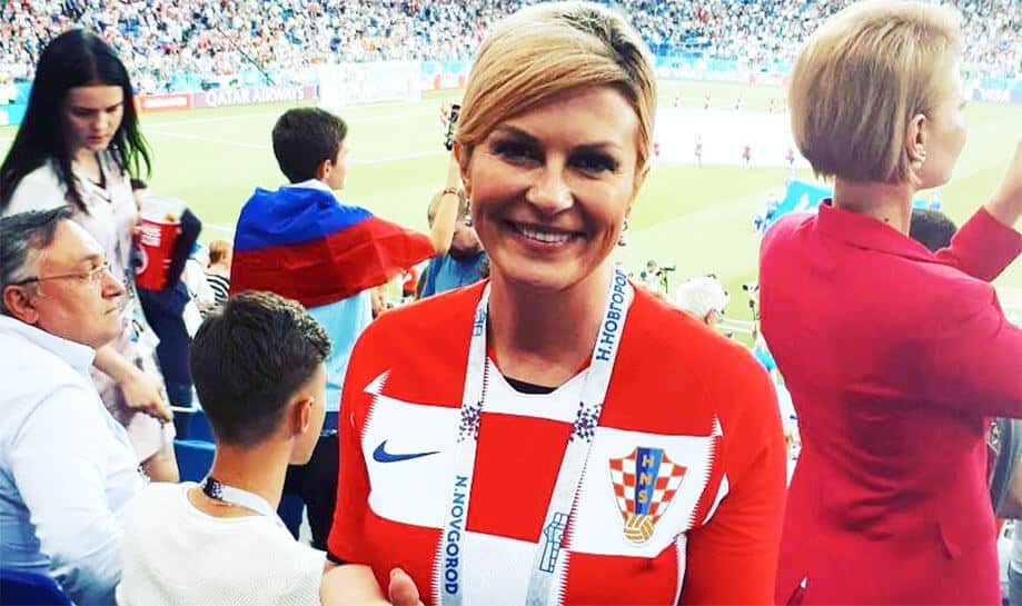 Croatia’s Female President in the World Cup Spotlight