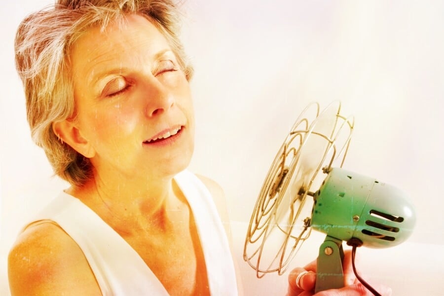 hot flashes and anxiety