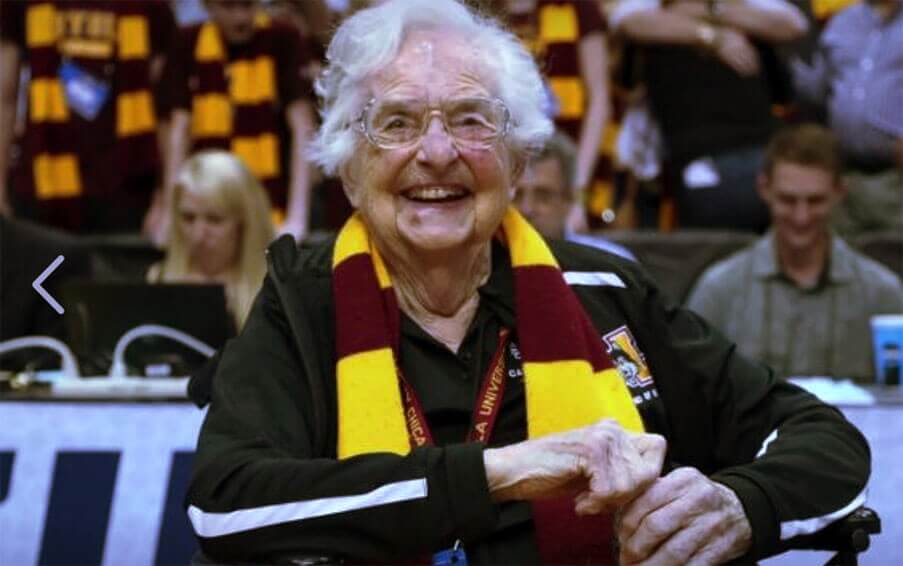 The Most Unlikely College Sports Star Is a 101-Year-Old Nun