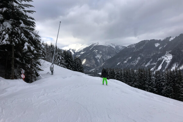 Skiing at Tirolina